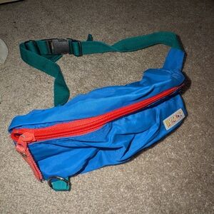 Blue and Red Fanny Pack